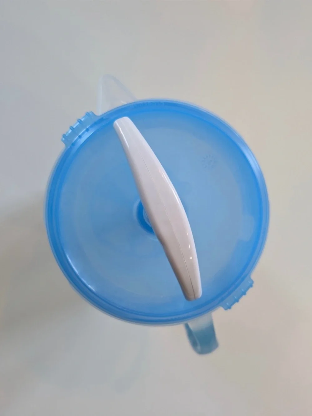 Dr. Brown's Baby Formula Mixing Pitcher, 32 oz., BPA Free, Blue Used Container